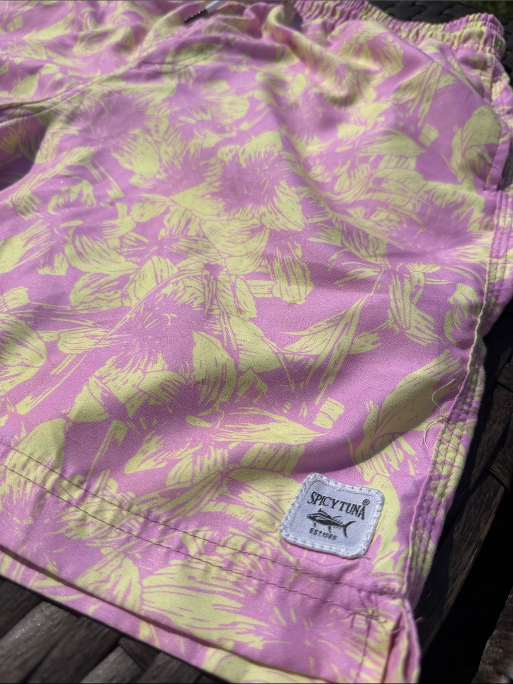 NWOT Spicy Tuna Swim Trunks - Picture 2 of 4
